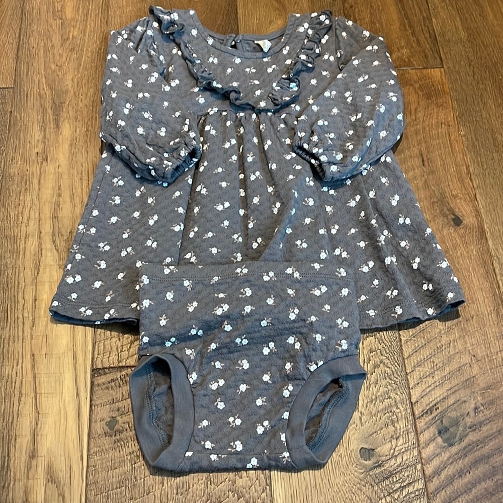 EUC Rylee and Cru Dress and Bloomer size 12-18M